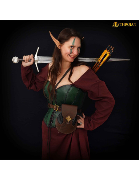 Elven læder taske Elven model (21,5 x...