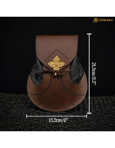 Bolsa élfica en cuero modelo Elven...