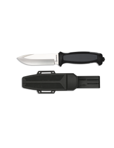 Cuchillo táctico marca Albainox negro - gris (22,50 cm.)