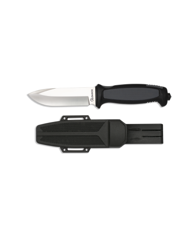 Tactisch mes van het merk Albainox zwart - grijs (22,50 cm.)