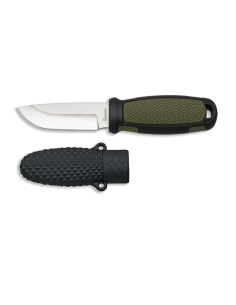 Cuchillo marca Albainox verde - negro (14.30 cm.)