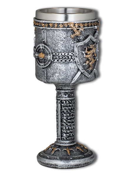 Copa de resina fantasía modelo escudo...