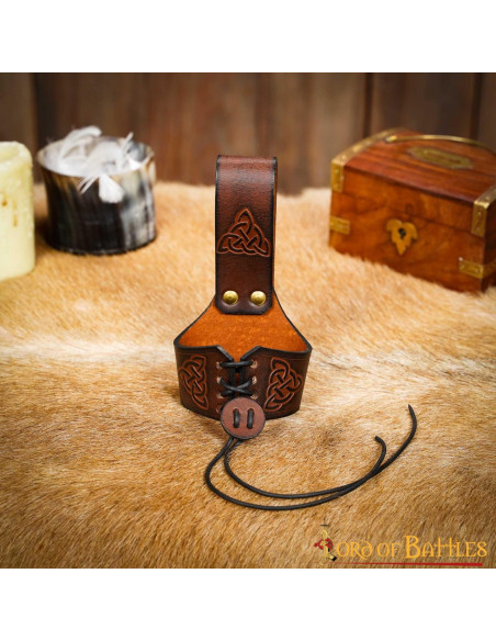 Tahalí artesanal para cuernos diseño...