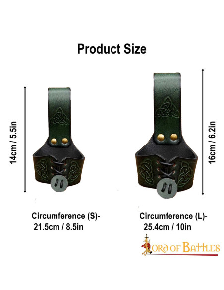 Tahalí artesanal para cuernos diseño...