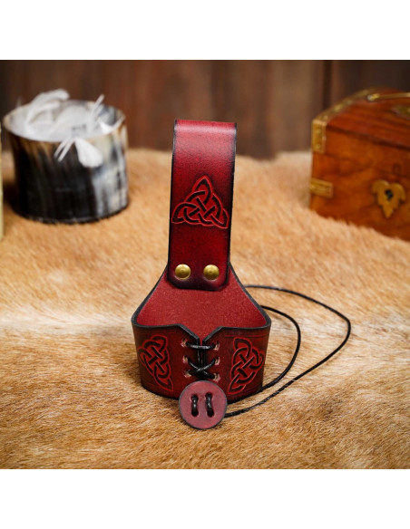 Handgemaakte baldric voor hoorns met...