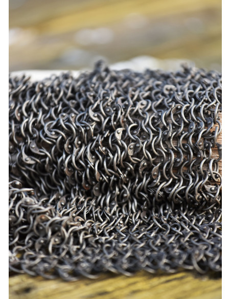 Pieza cota de malla remachada,... Pieza cota de malla remachada,...