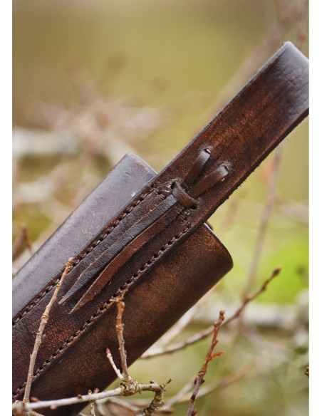 0,33 l Bierflaschenhalter. in braun