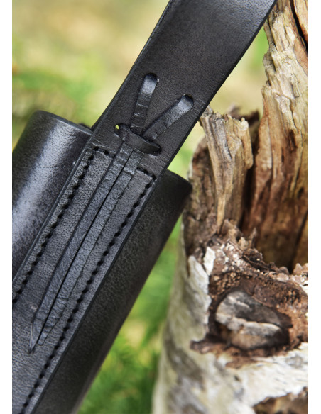 0,33 l ølflaskeholder. i sort