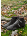 Mittelalterliche Stiefeletten, 2 Schnallen, braun