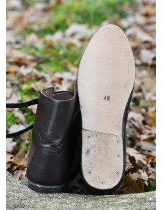 Botines medievales, 2 hebillas, marrones 2