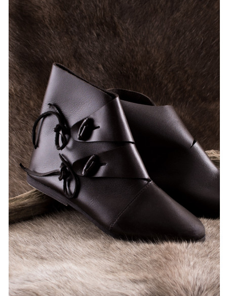 Botines medievales Jorvik, marrón oscuro Botines medievales Jorvik, marrón oscuro