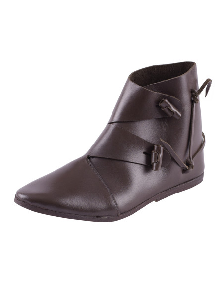 Botines medievales Jorvik, marrón oscuro Botines medievales Jorvik, marrón oscuro