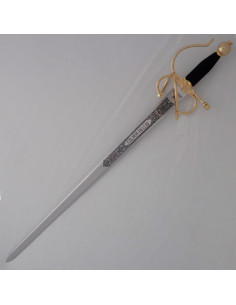Espada Colada Cid, dorada