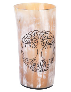 Taza vikinga Yggdrasil de cuerno (150-250 ml.)