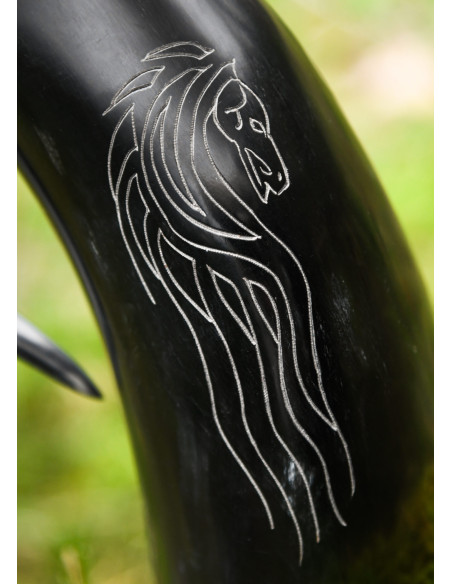 Viking ølkrus heste i horn (650-800 ml.)