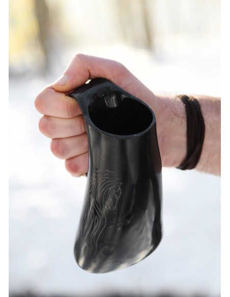 Viking ølkrus heste i horn (650-800 ml.)