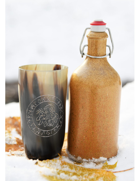 Viking glas met Sleipnir paard op...