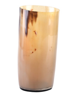 Wikingerglas ohne Gravuren aus Büffelhorn (150-250 ml.)