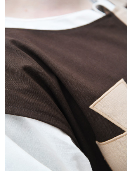 Tabardo medieval cruces templarias en...