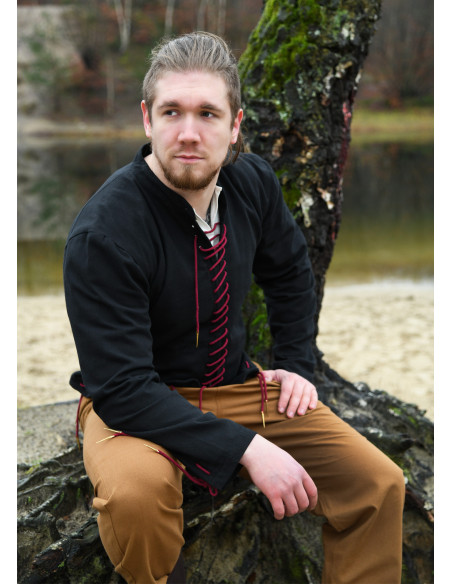 Sort Bernhard middelalderdublet med...