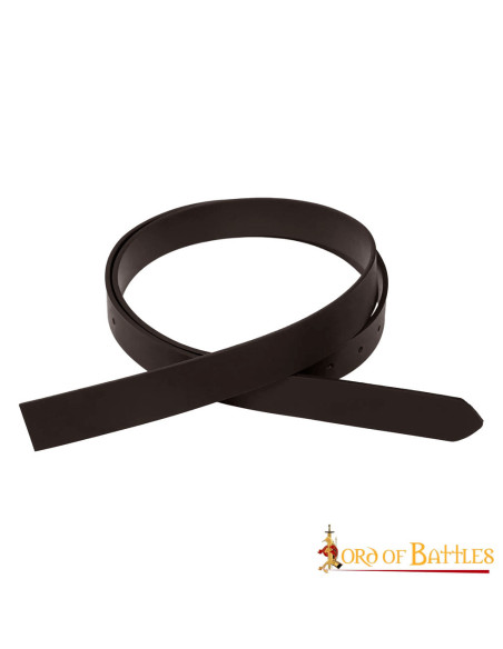 Middeleeuwse bruinleren riem zonder...