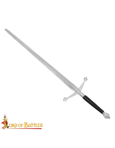 Skotsk Claymore middelalderlig sværd, sølv