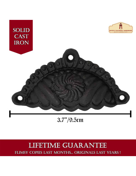 Set van 4 middeleeuwse ladehandvatten...