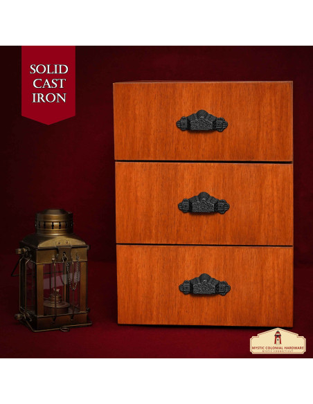 Sæt med 4 middelalderlige skuffegreb...