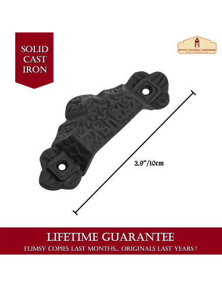 Set van 4 middeleeuwse ladehandvatten...