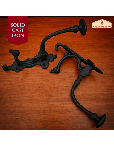 Set 2 perchas r sticas medievales 20 3x5 cm. Tienda Medieval