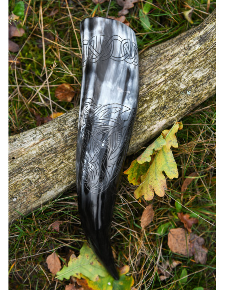 Vikingehorn Fenrir ulv at drikke...