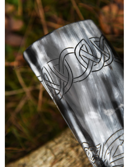Cuerno Vikingo lobo Fenrir para beber...