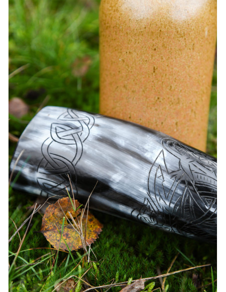 Vikinghoorn Fenrir wolf om te drinken...