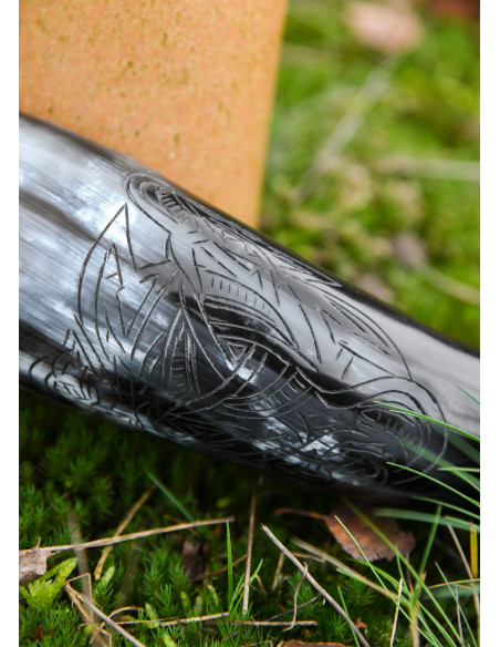 Vikinghoorn Fenrir wolf om te drinken...