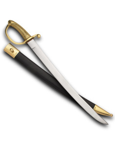 Funktionel kort napoleonsk briketsabel (69 cm.)