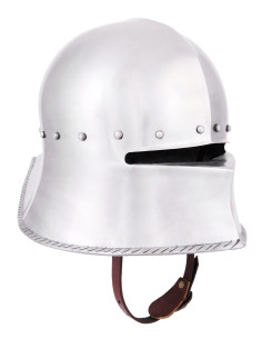 Functionele middeleeuwse Duitse Sallethelm, jaar 1480