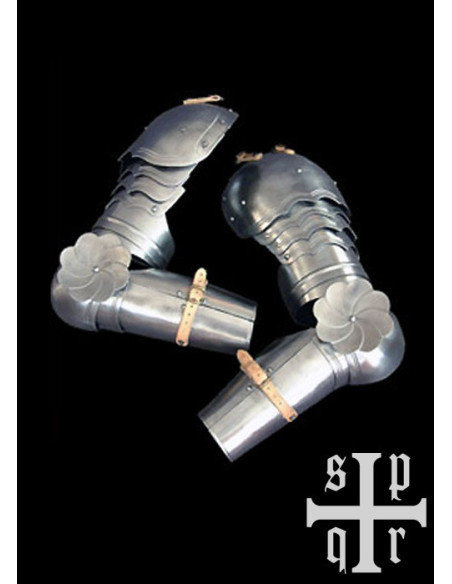 Gotische mittelalterliche Stahlarme,...