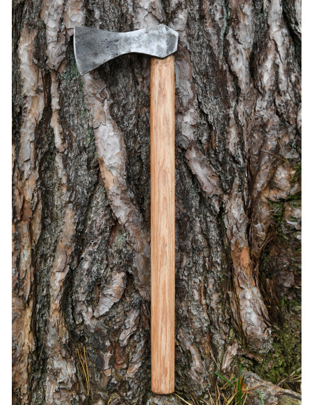 Vikingeøkse i håndsmedet stål, type K...