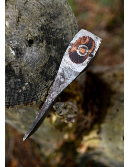 Vikingeøkse i håndsmedet stål, type K...