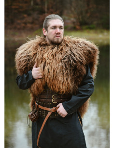 Brauner Berserker-Skin für Krieger (130 x 60 cm). 2