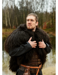 Sort Berserker skin til krigere (130x60 cm.) 2