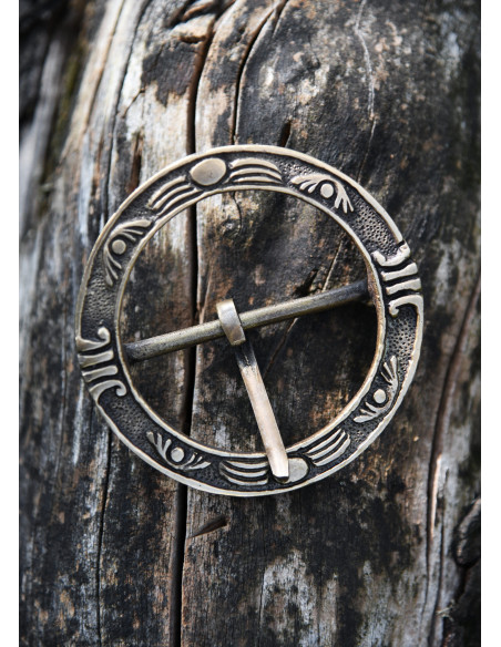 Rund middelalderlig bæltespænde (9,5...