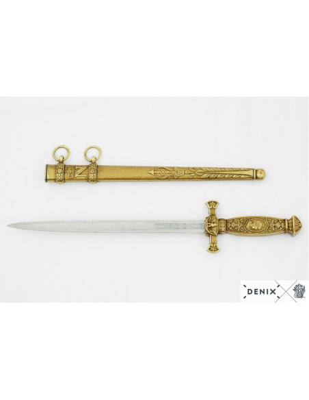 Decoratieve Napoleondolk met schede,...