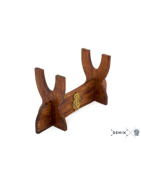 Soporte de madera con escudo de Napoleón