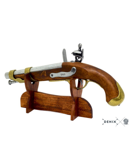 Houten standaard met Napoleonschild