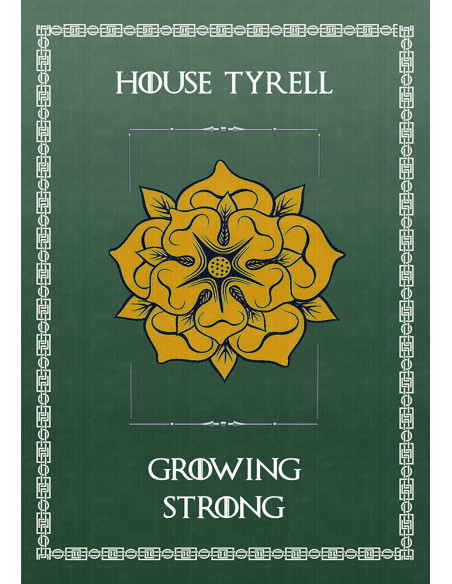 Banner Game of Thrones Huis Tyrell...