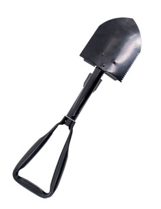 Dritte taktische Klappschaufel aus Stahl (46 cm).