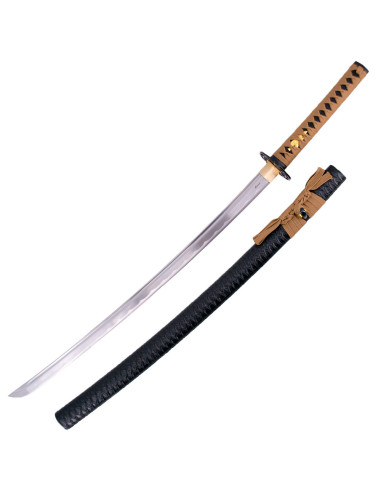 Katana prácticas básicas hoja acero carbono 1045