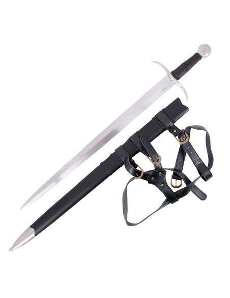Espada medieval de una mano con vaina...