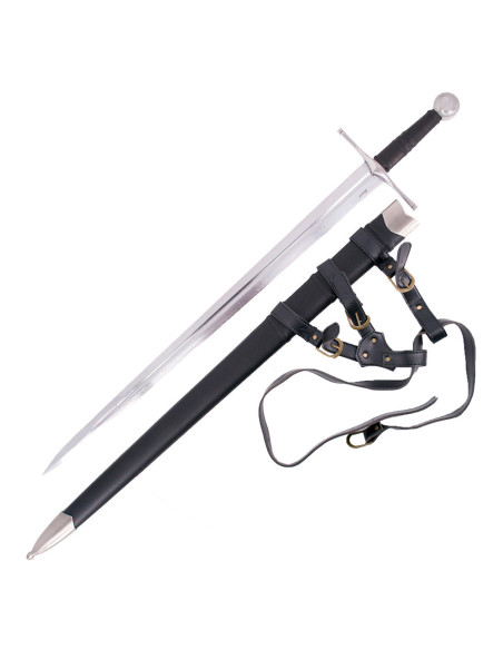 Espada medieval de mano y media con...